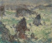 Claude Monet, Tempete sur les Cotes de Belle lle